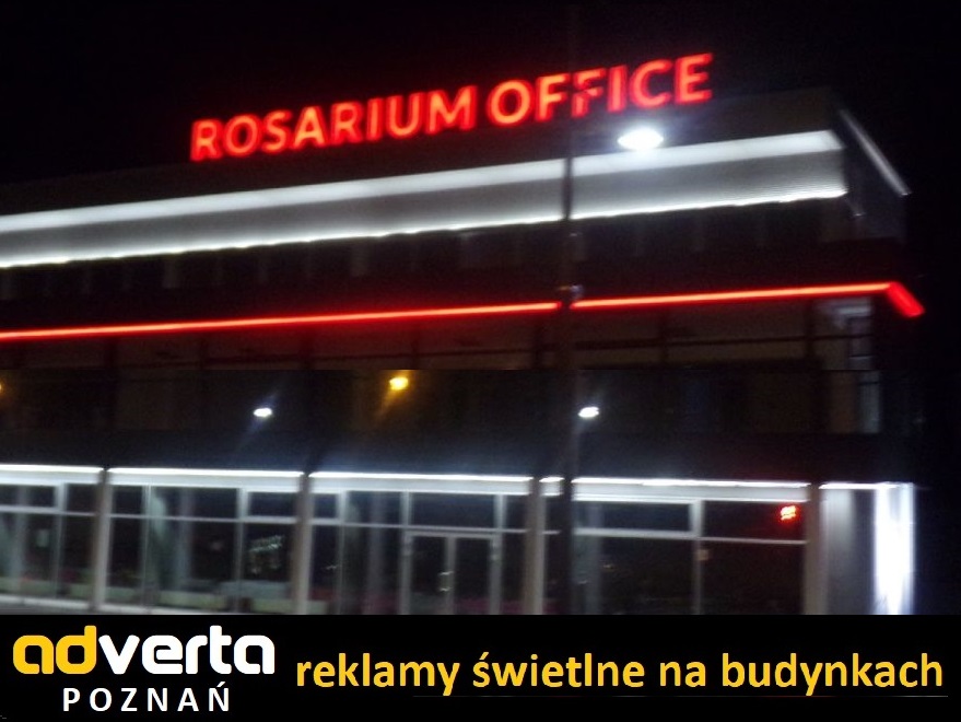 Litery 3d Rosarium Office w Poznaniu